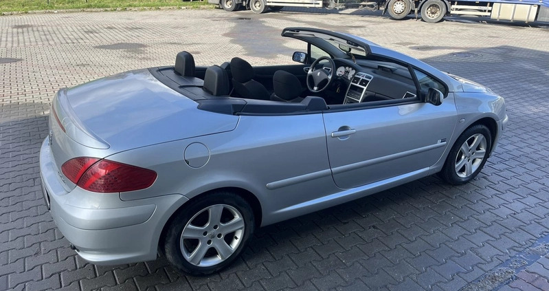 Peugeot 307 CC cena 9800 przebieg: 170000, rok produkcji 2004 z Mikołajki małe 742